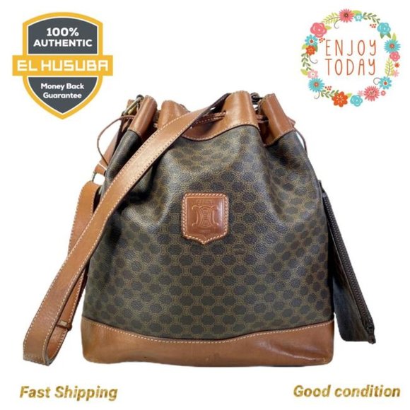 Celine Handbags - 🌻💯Celine Shoulder Bag Macadam Pvc Buckle